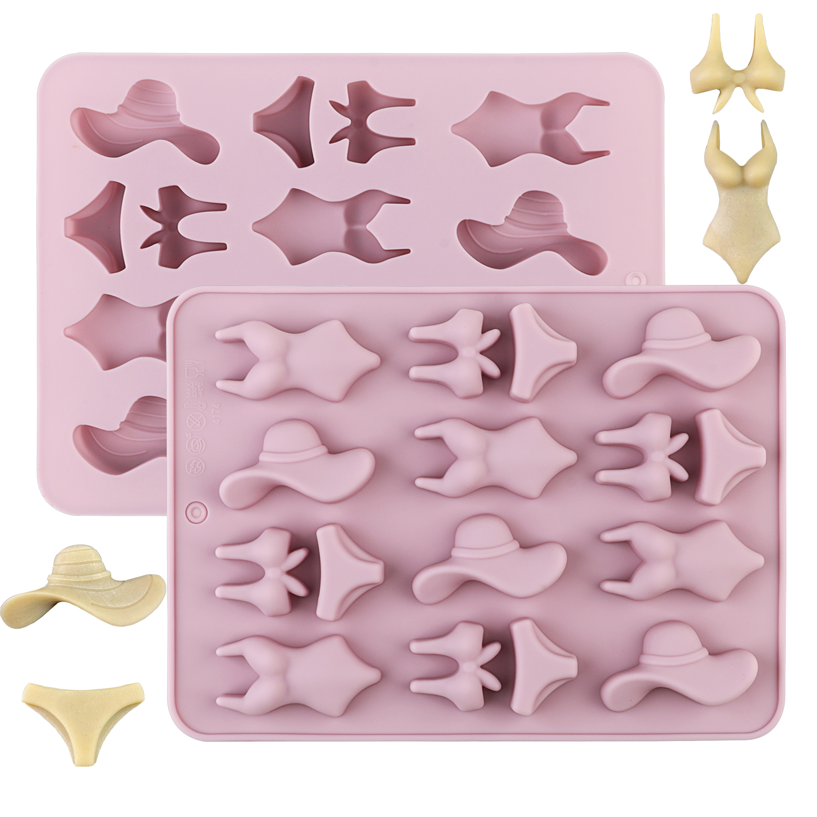 Melt Pour Soap Base - A Summer-Themed Beach Bikini Mold, Swimsuit