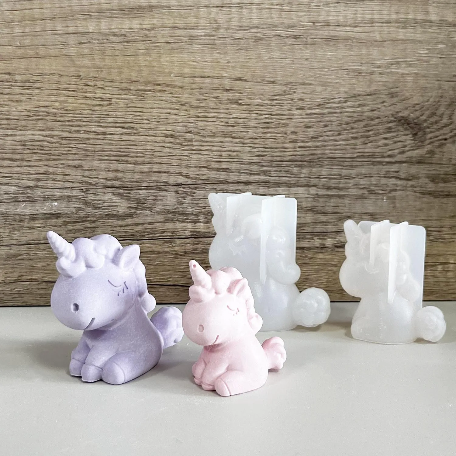 Melt Pour Soap Base - 3D Geometric Silicone Unicorn Cat Deer