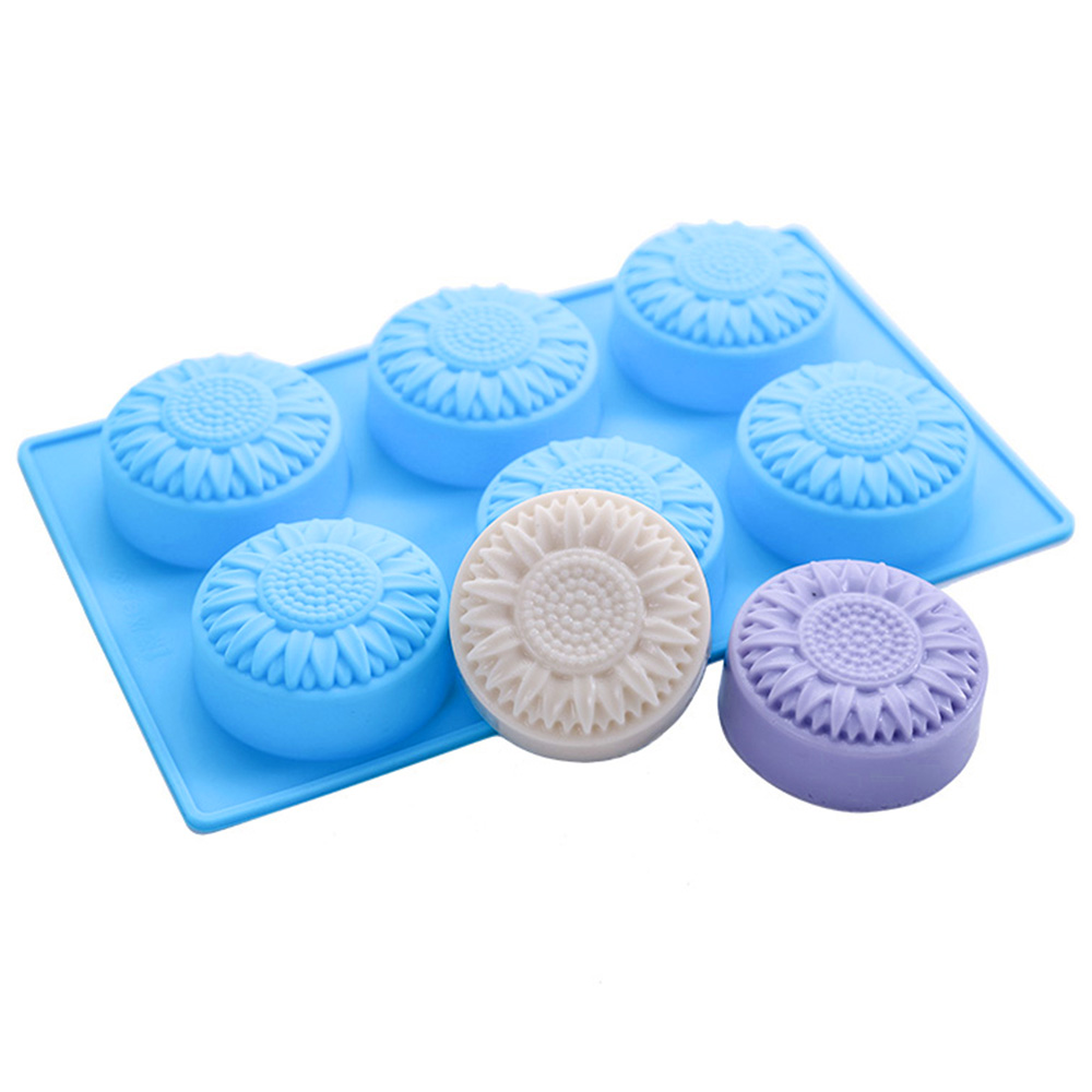 Soap Making Starter Kit - 6 Cavity Silicone molds Flower Soap