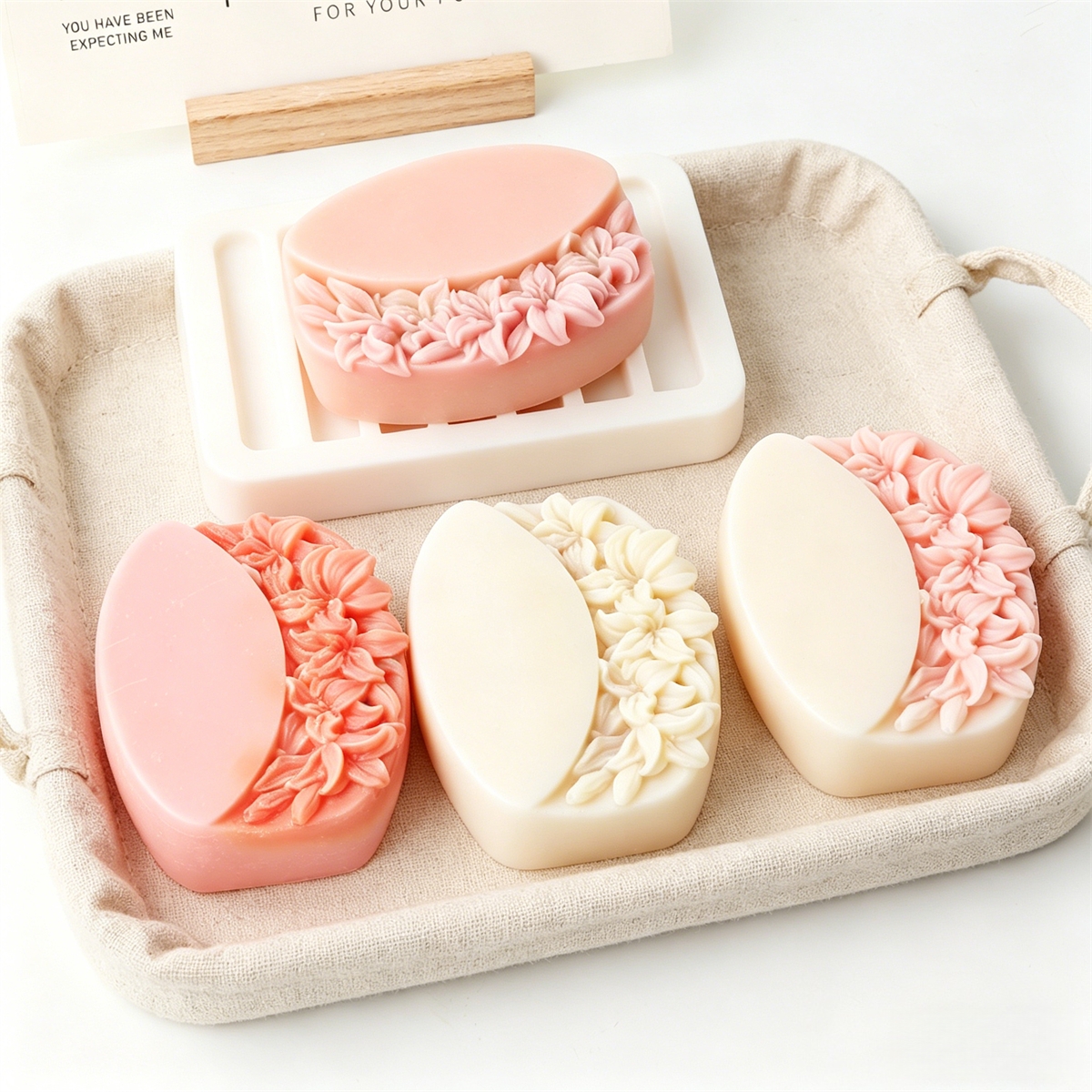 Half Flower Oval Silicone Soap - Soap Making Starter Kit 评论和价格