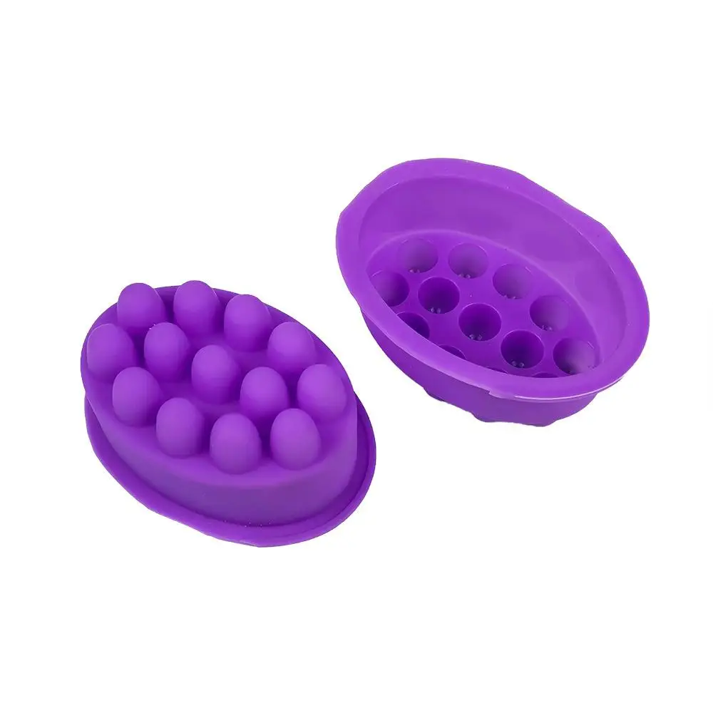 2 Hole Silicone Soap Mold Oval - Soap Making Starter Kit 评论和价格