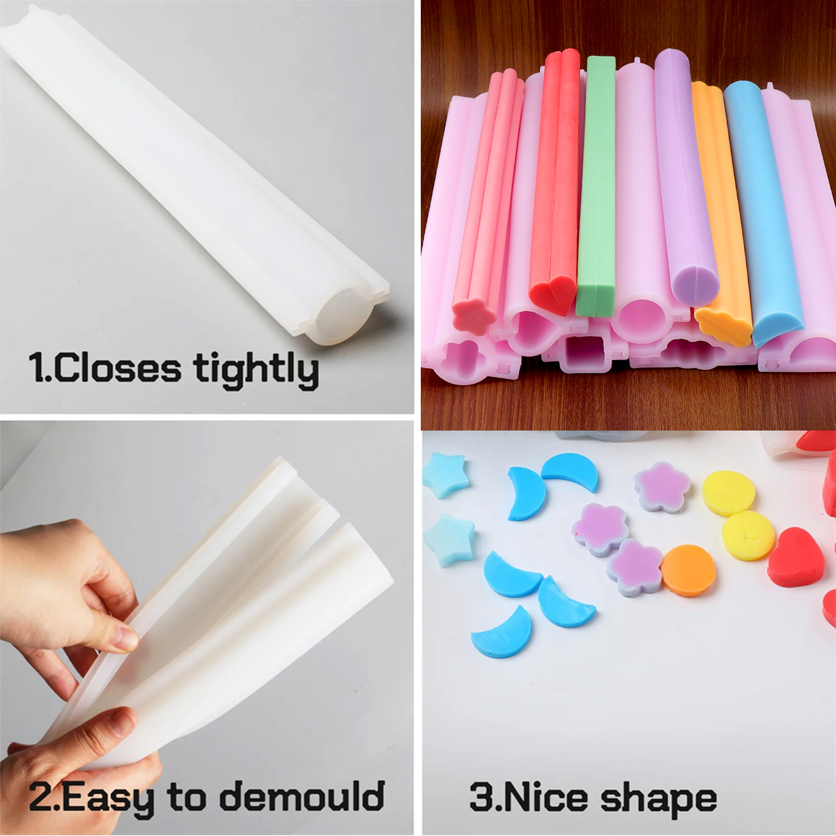 Tube Shape Silicone Soap Molds - Soap Making Starter Kit 评论和价格