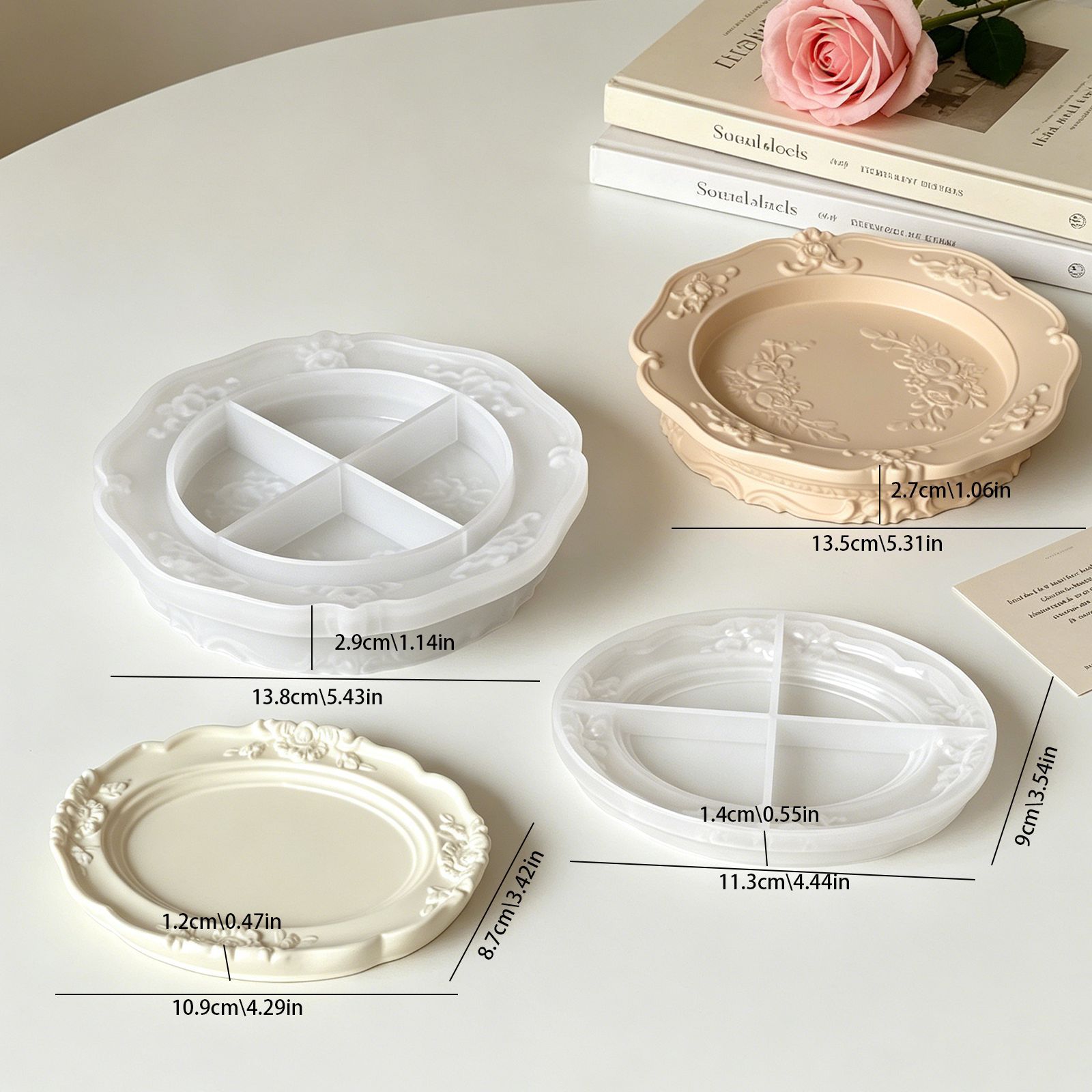 Elegant Vintage Baroque Lace S - Melt Pour Soap Base 评论和价格