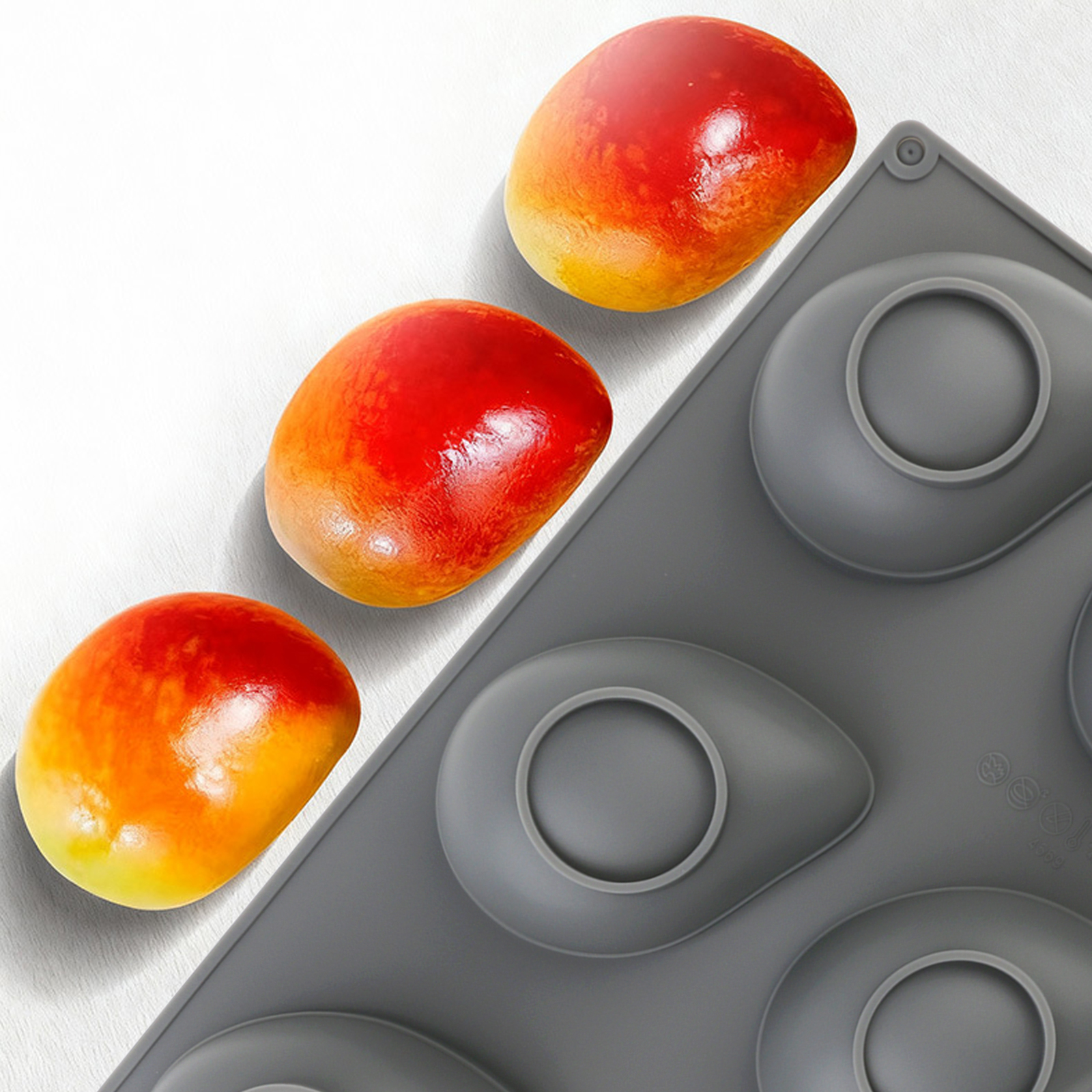 1pcs Gray Thick Silicone Mouss - Melt Pour Soap Base 评论和价格