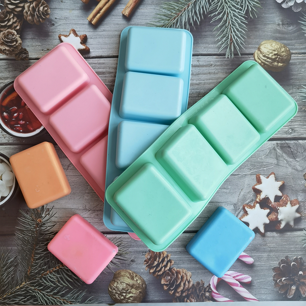 Silicone Soap Mold 4 Holes Ova - Soap Making Starter Kit 评论和价格