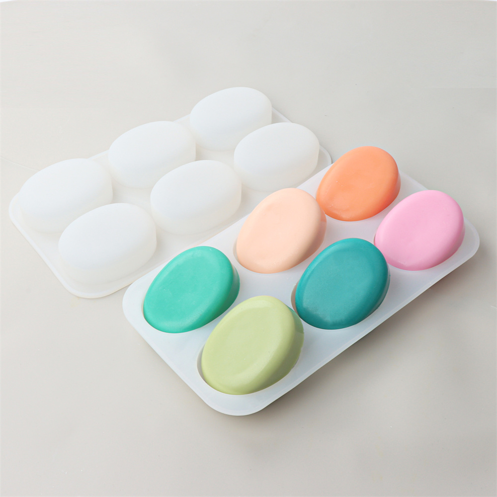 6 Holes Round Oval Silicone So - Soap Making Starter Kit 评论和价格