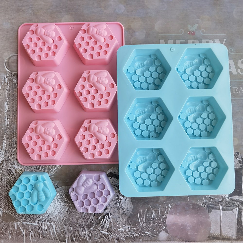 Silicone Hexagonal Bee Soap Mo - Soap Making Starter Kit 评论和价格