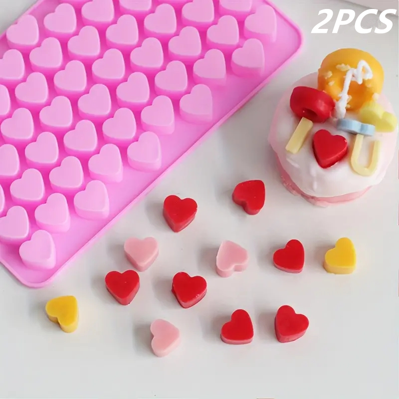 55 Mini Heart Shapes Silicone  - Melt Pour Soap Base 评论和价格