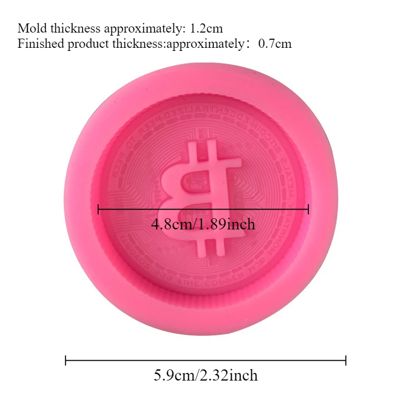 1/3pcs Currency Logo Soap Sili - Melt Pour Soap Base 评论和价格