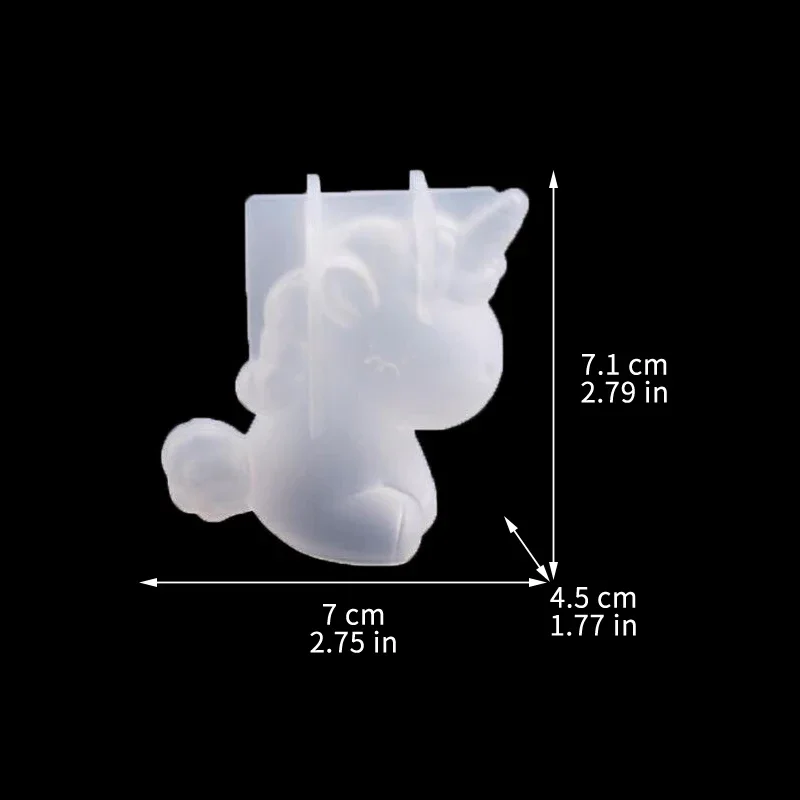 3D Geometric Silicone Unicorn  - Melt Pour Soap Base 评论和价格