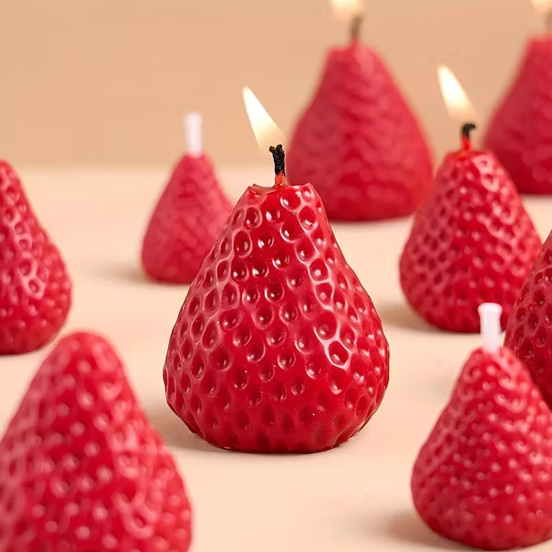 Strawberry Silicone Candle Mol - Melt Pour Soap Base 评论和价格