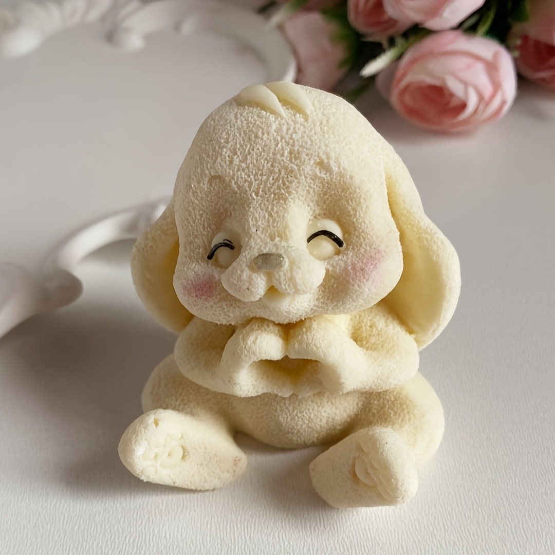 1pc Adorable Rabbit Resin Sili - Melt Pour Soap Base 评论和价格