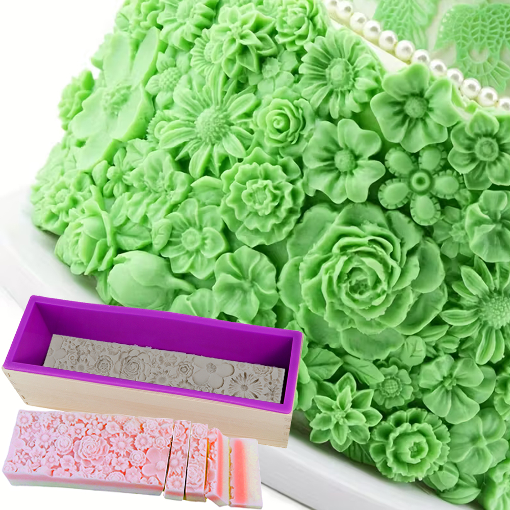Silicone Wooden Box Soap Mold  - Soap Making Starter Kit 评论和价格