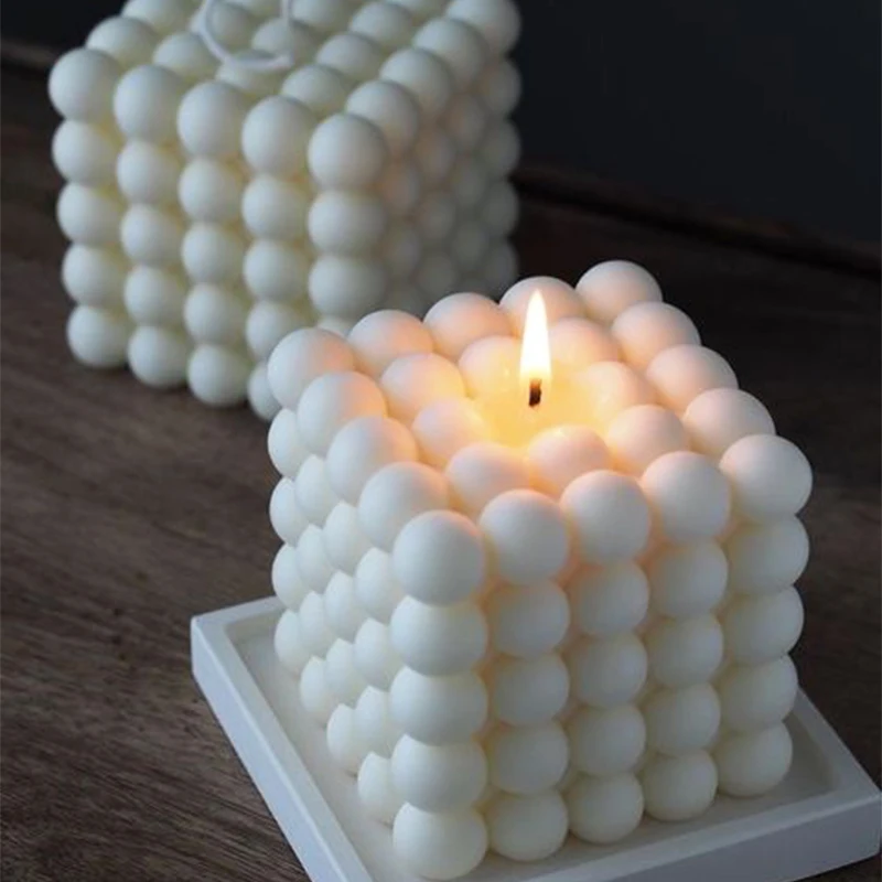 Large Bubble Cube Candles Sili - Soap Making In Home 评论和价格