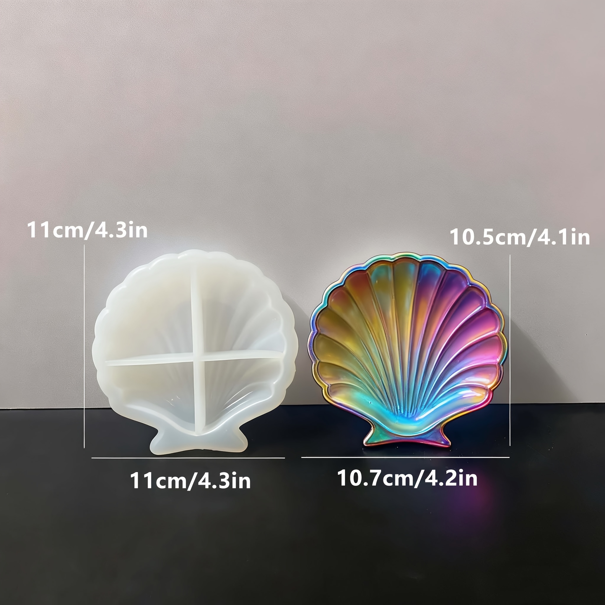 1 piece of silicone shell resi - Melt Pour Soap Base 评论和价格