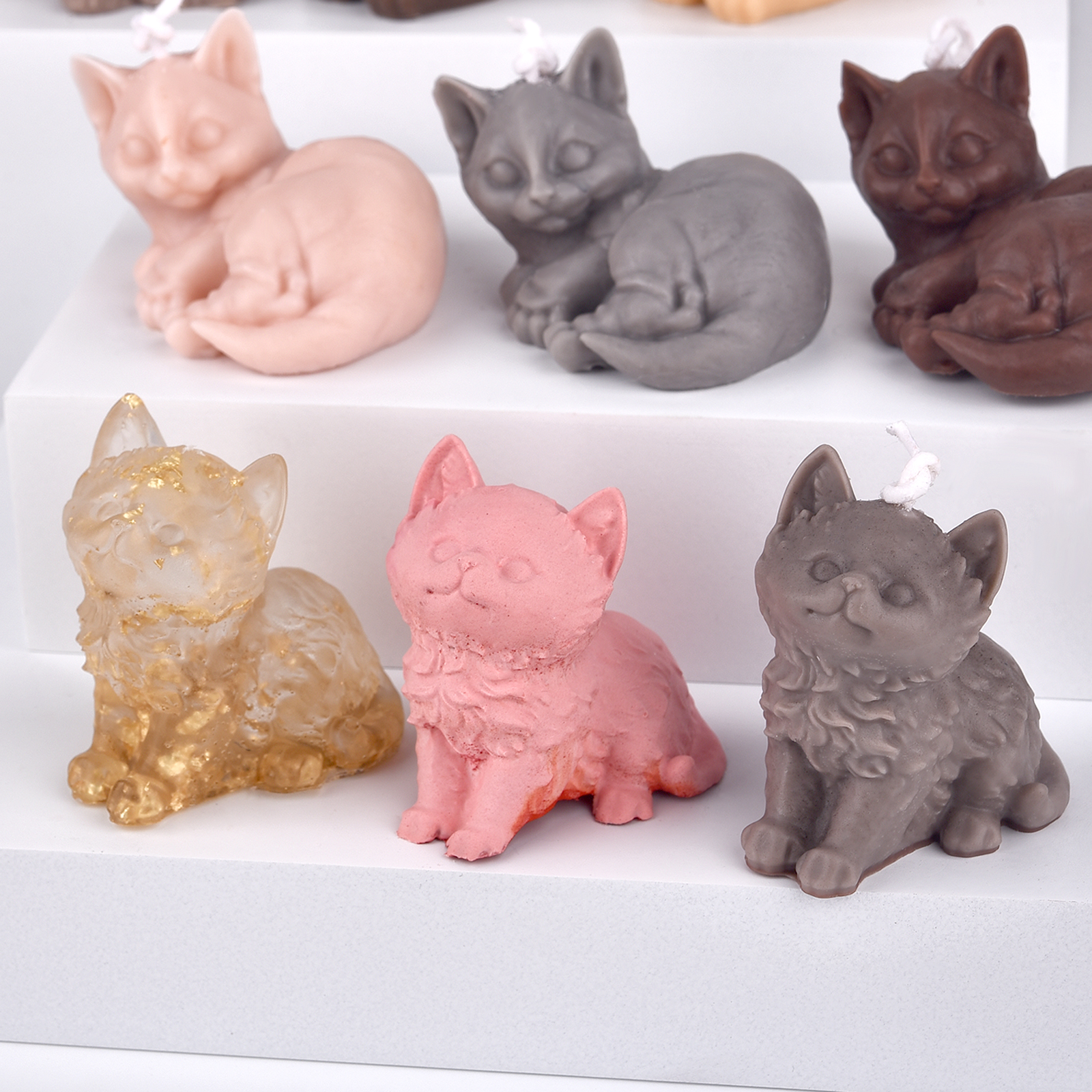 3D Dogs Cats Silicone Mold For - Soap Making In Home 评论和价格