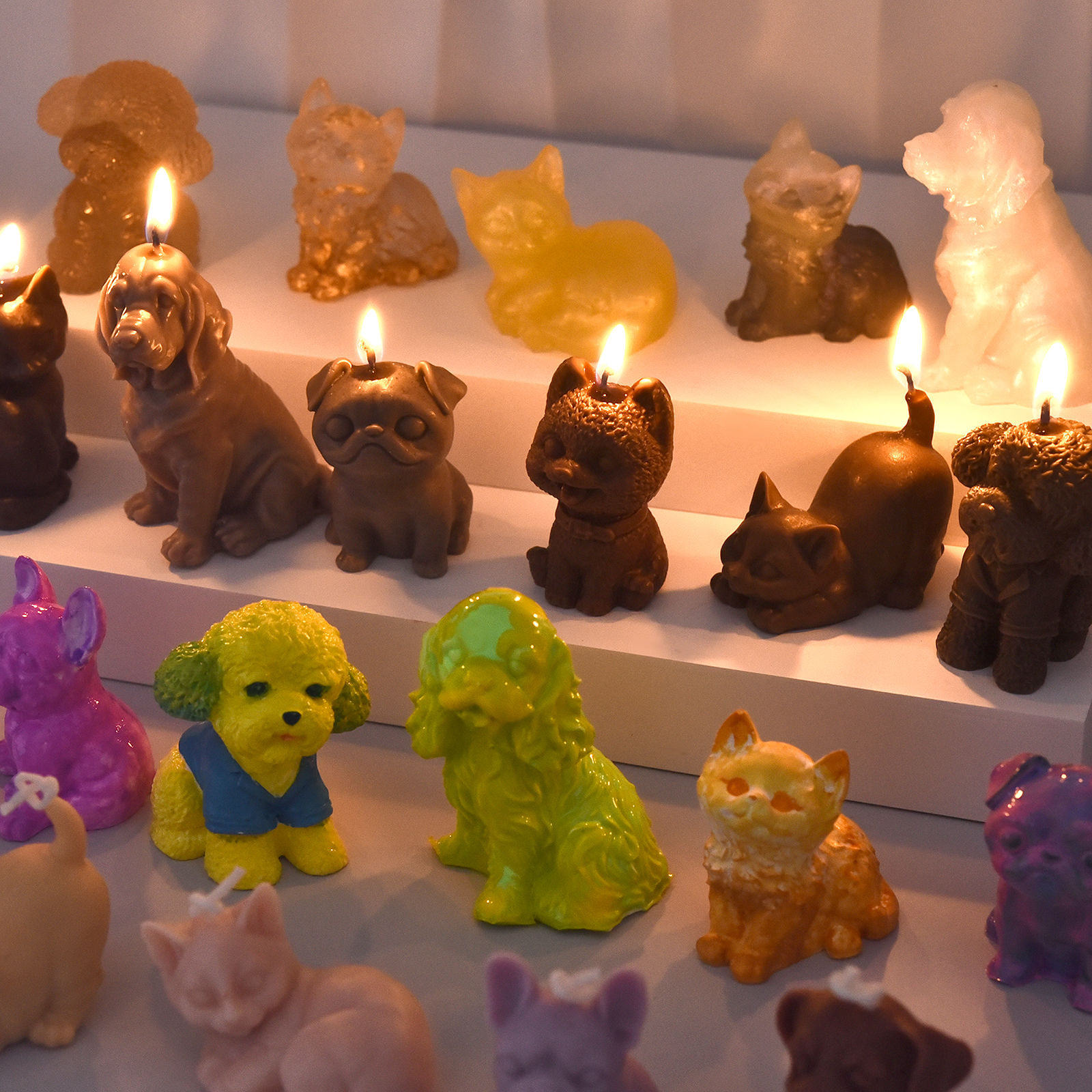 3D Dogs Cats Silicone Mold For - Soap Making In Home 评论和价格
