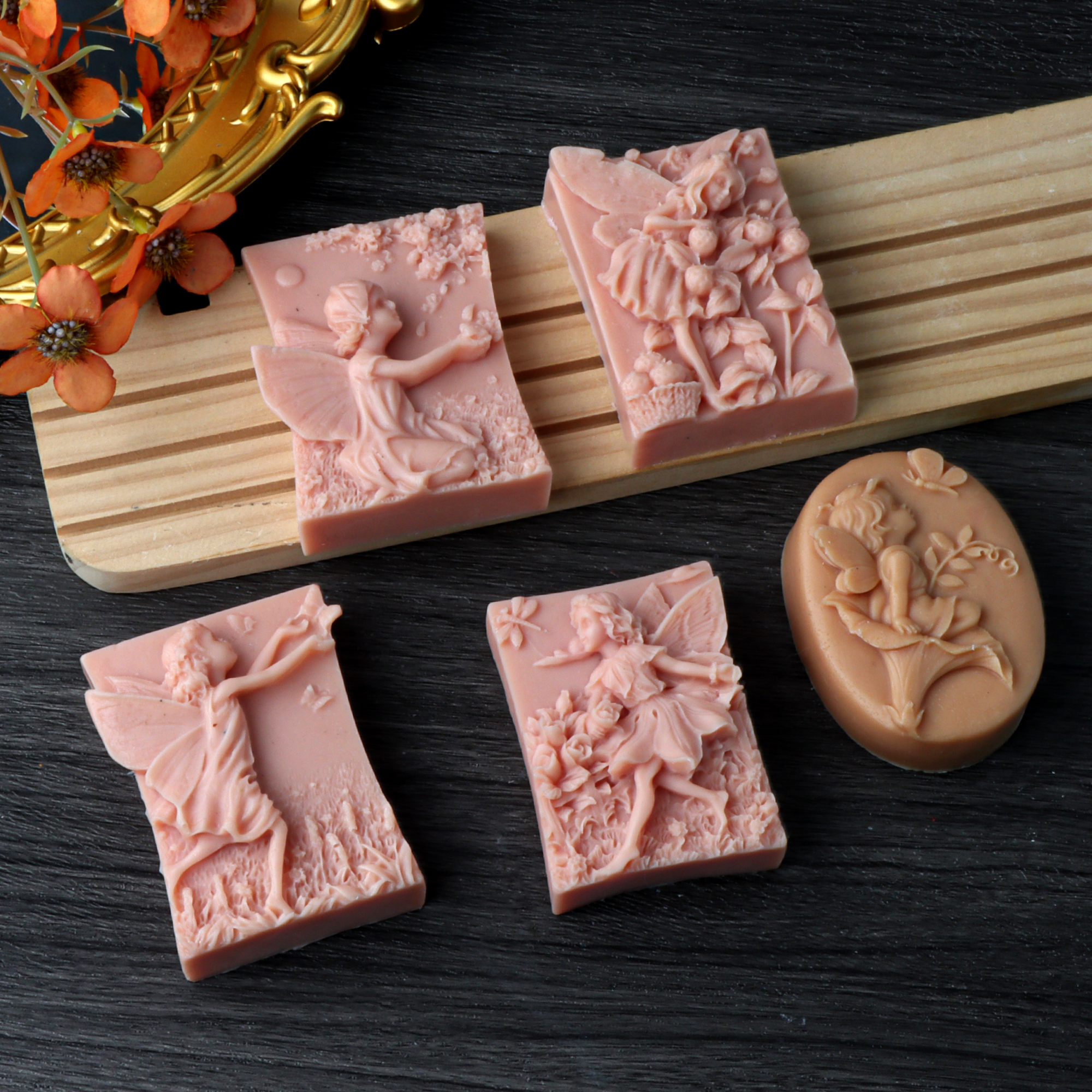 Flower Fairy Silicone Soap Mol - Soap Making In Home 评论和价格