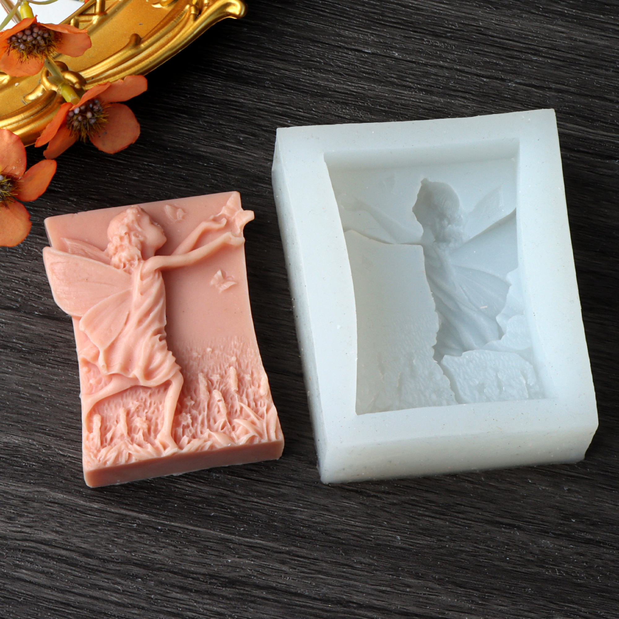Flower Fairy Silicone Soap Mol - Soap Making In Home 评论和价格
