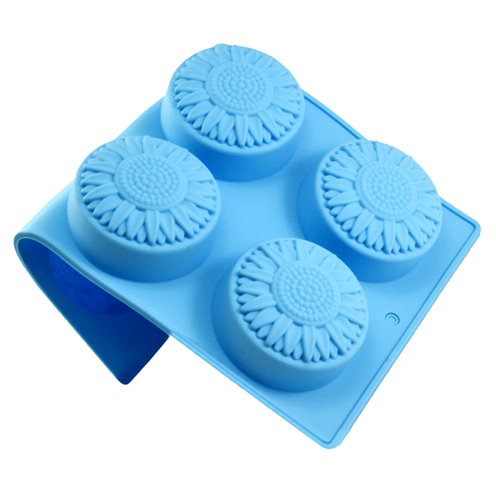 6 Cavity Silicone molds Flower - Soap Making Starter Kit 评论和价格