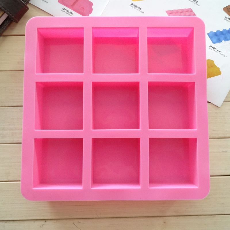 Square Silicone Cake Molds Cer - Melt Pour Soap Base 评论和价格