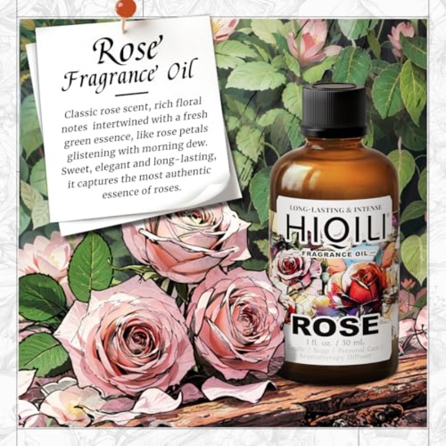 HIQILI Rose Fragrance Oil for  - Soap Making In Home 评论和价格