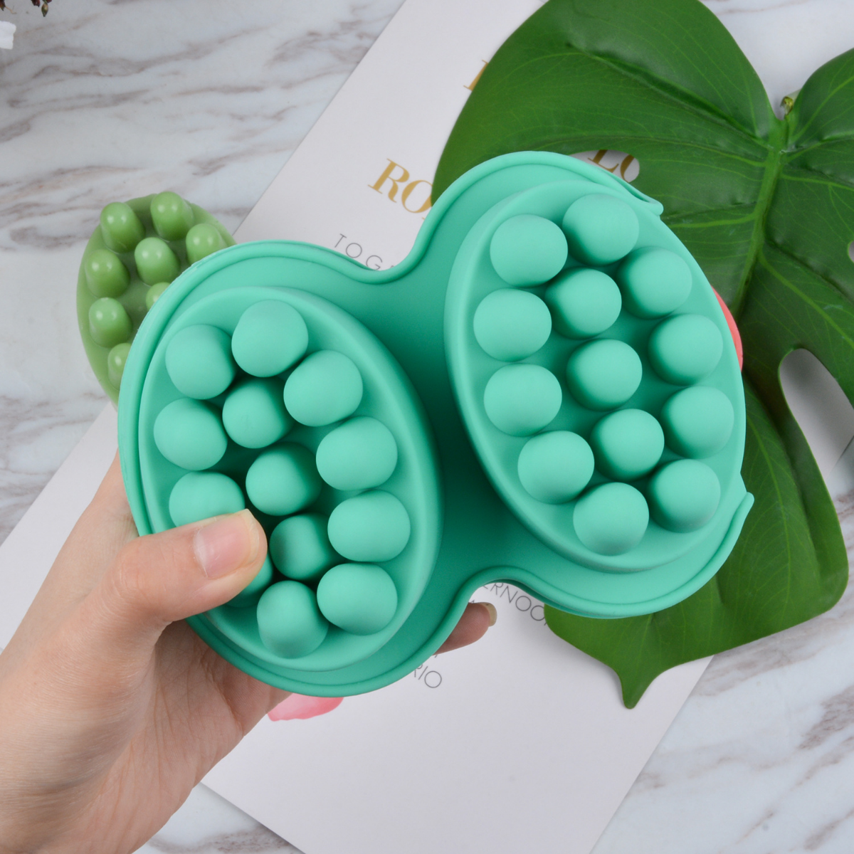 4 Hole Oval Massage Soap Silic - Soap Making Starter Kit 评论和价格