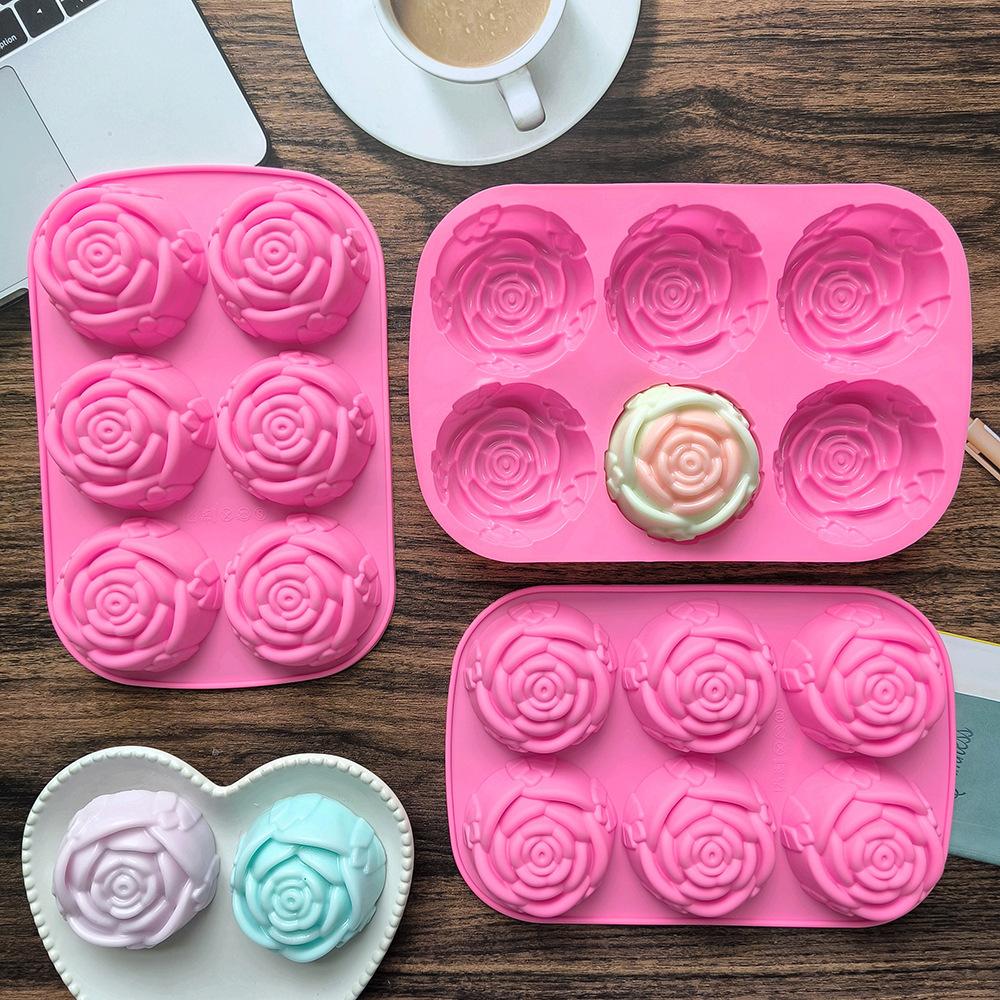 6 Holes Rose Flower Handmade S - Soap Making Starter Kit 评论和价格