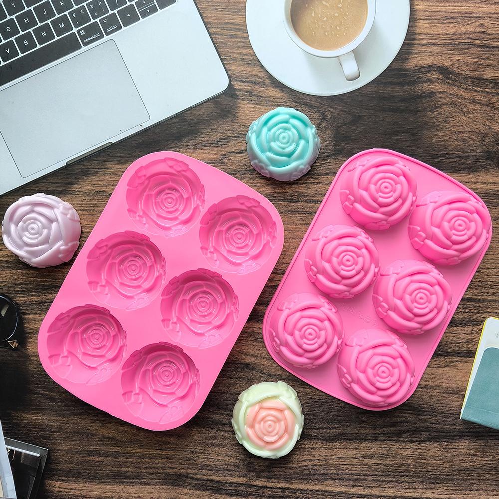 6 Holes Rose Flower Handmade S - Soap Making Starter Kit 评论和价格