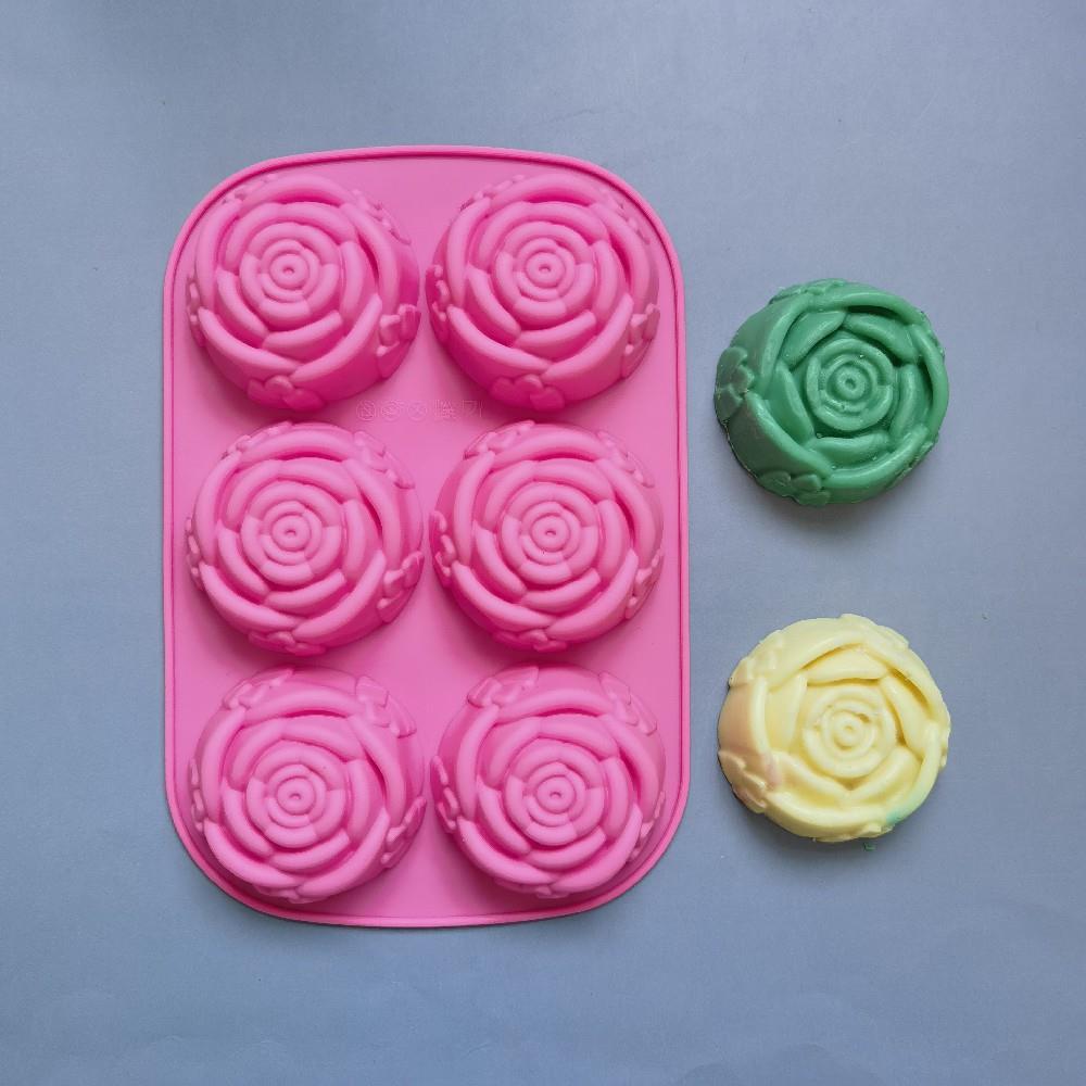 6 Holes Rose Flower Handmade S - Soap Making Starter Kit 评论和价格