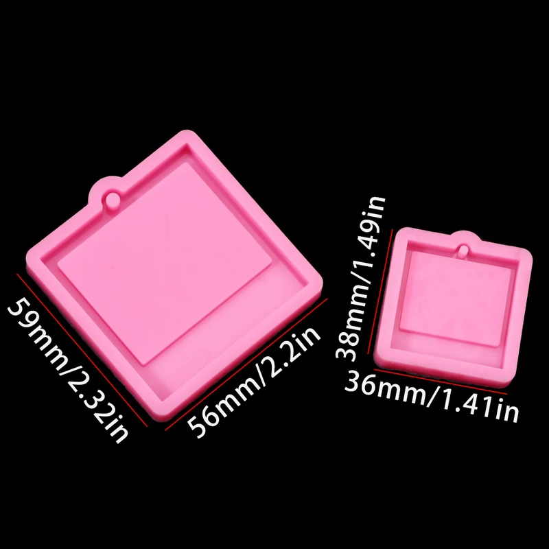 Photo Frame Epoxy Resin Keycha - Melt Pour Soap Base 评论和价格