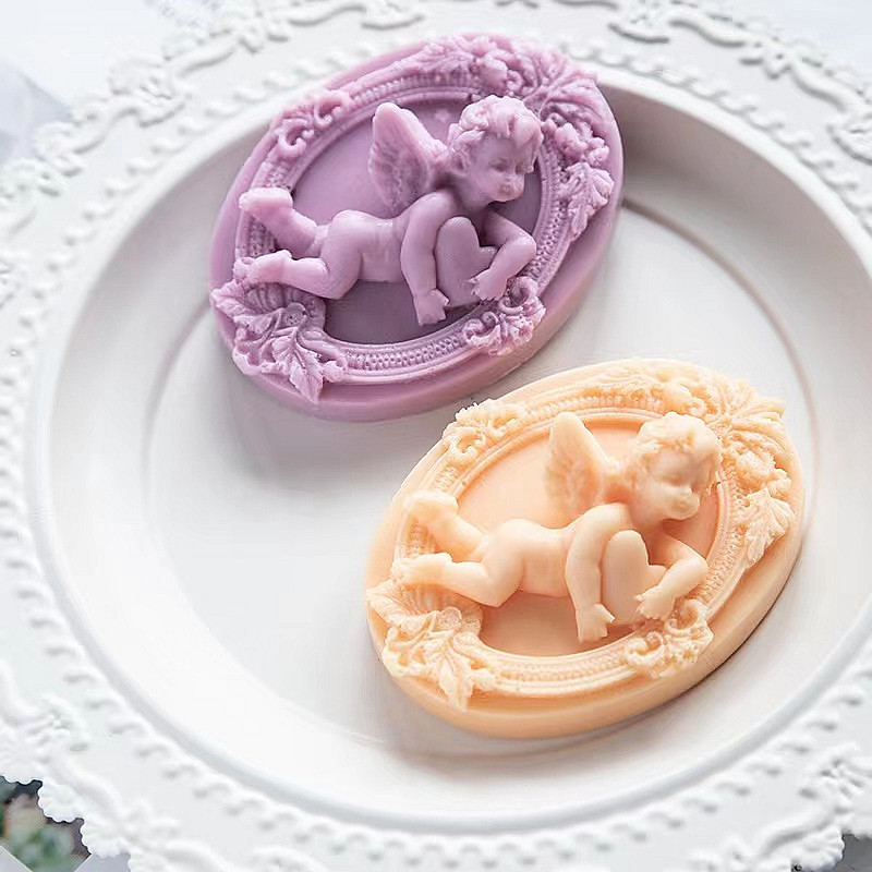 3D Angel Kids Shaped Silicone  - Soap Making In Home 评论和价格