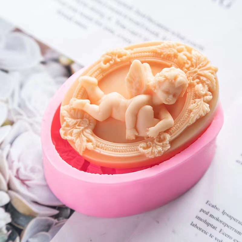 3D Angel Kids Shaped Silicone  - Soap Making In Home 评论和价格