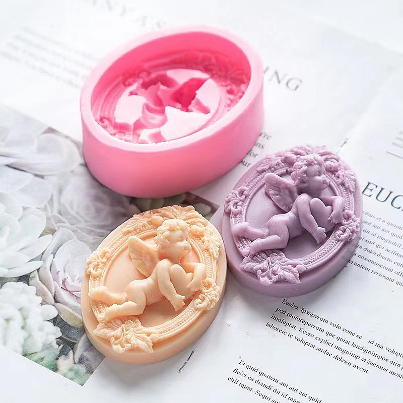 3D Angel Kids Shaped Silicone  - Soap Making In Home 评论和价格