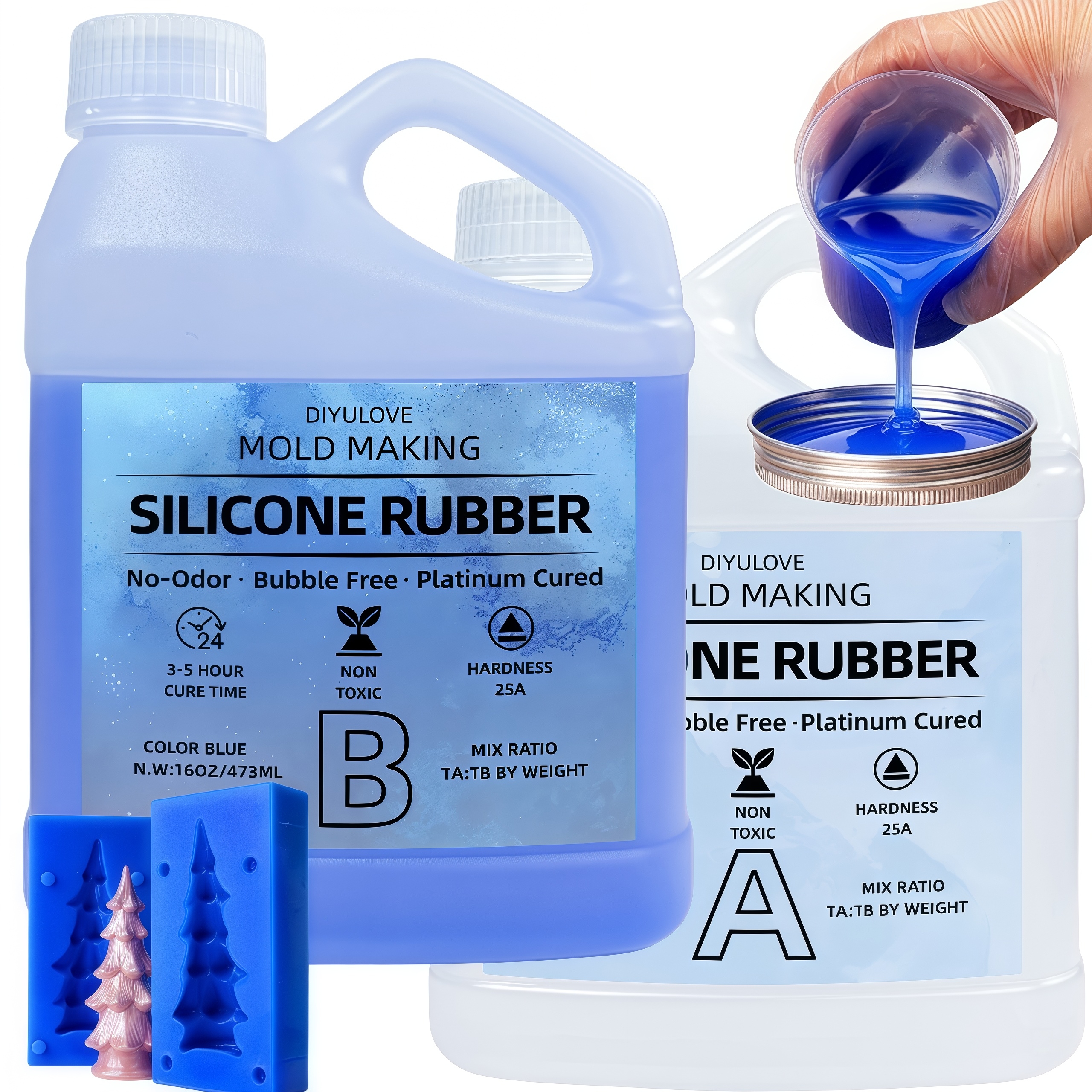 32oz High-Performance Silicone - Melt Pour Soap Base 评论和价格