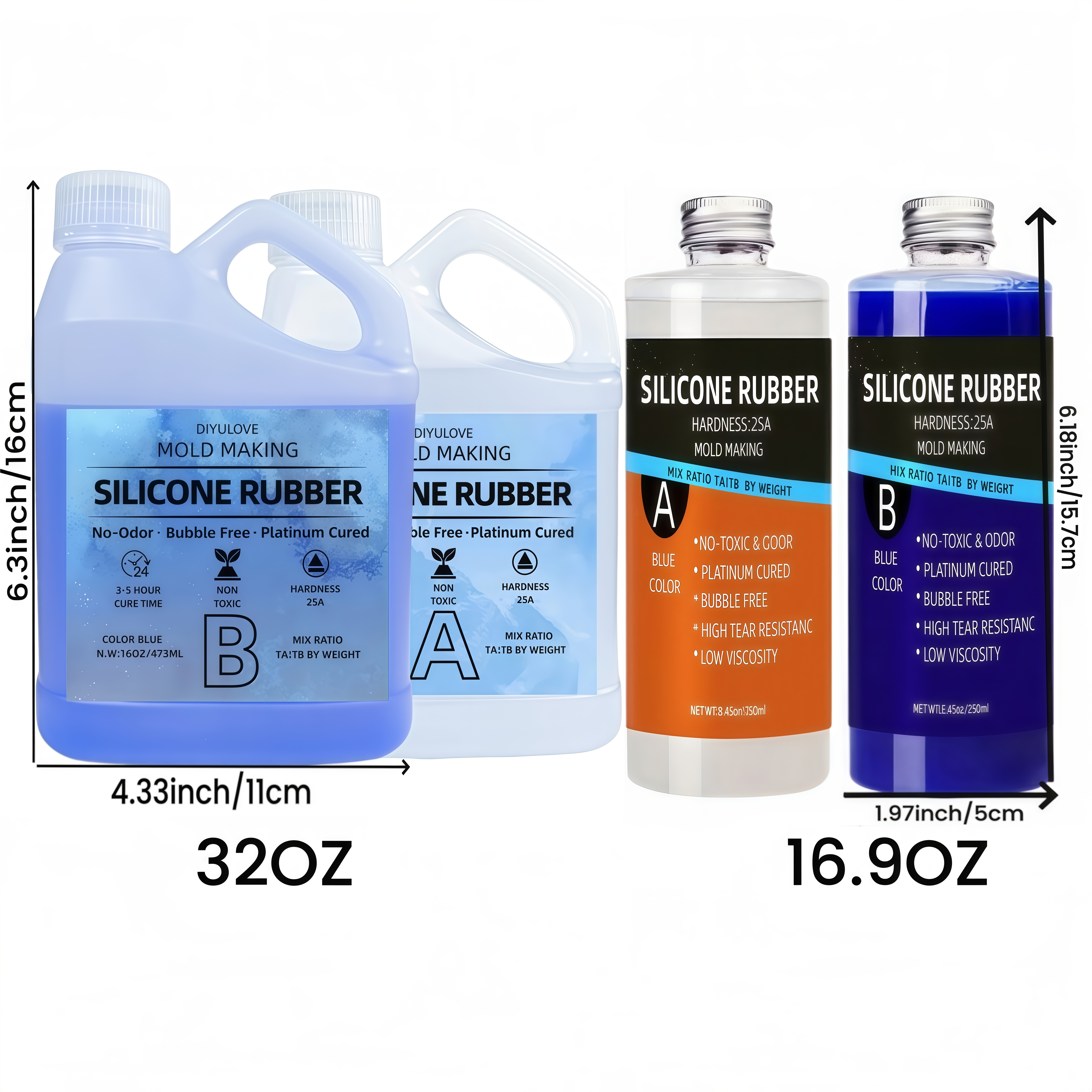 32oz High-Performance Silicone - Melt Pour Soap Base 评论和价格
