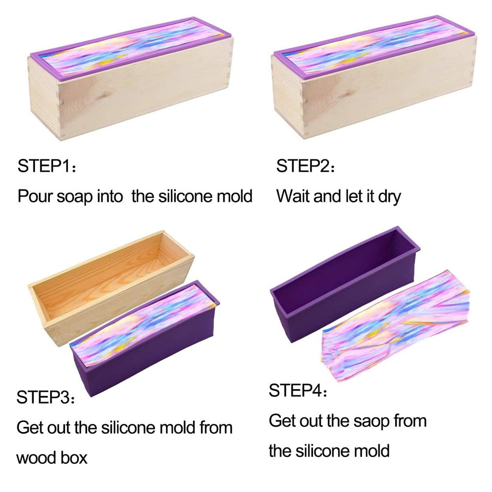 1.2L Silicone Soap Molds Kit 4 - Soap Making Starter Kit 评论和价格